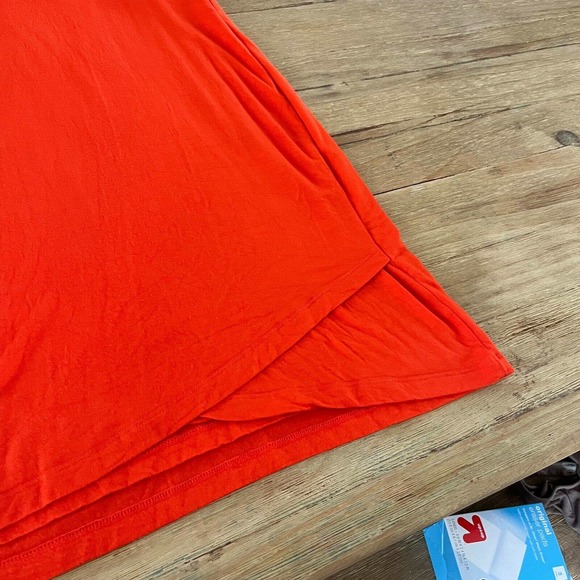 Athleta  La Palma Dress Coral Red UPF 50+ Womens XS Athleisure Lightweight - Picture 3 of 6